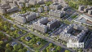 2-к квартира, строящийся дом, 61м2, 8/9 этаж