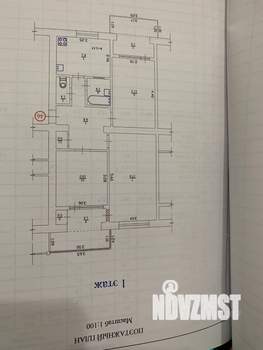 3-к квартира, вторичка, 62м2, 1/6 этаж
