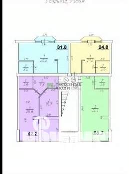 Студия квартира, вторичка, 33м2, -1/5 этаж
