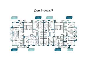 2-к квартира, вторичка, 55м2, 9/9 этаж