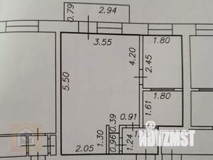 1-к квартира, вторичка, 28м2, 5/5 этаж