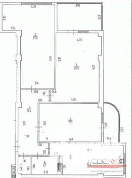 3-к квартира, вторичка, 117м2, 9/13 этаж