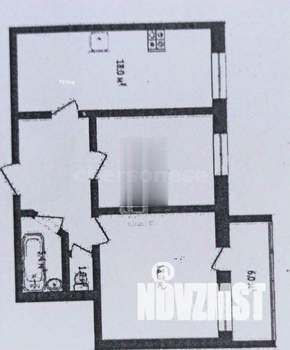 2-к квартира, вторичка, 57м2, 1/5 этаж