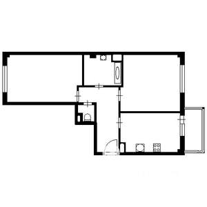 2-к квартира, вторичка, 69м2, 5/5 этаж