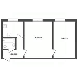2-к квартира, вторичка, 38м2, 2/3 этаж