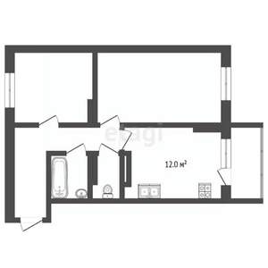2-к квартира, вторичка, 67м2, 7/11 этаж