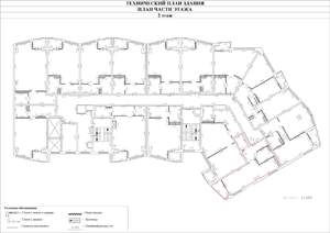1-к квартира, сданный дом, 45м2, 2/5 этаж