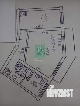 2-к квартира, вторичка, 61м2, 5/5 этаж
