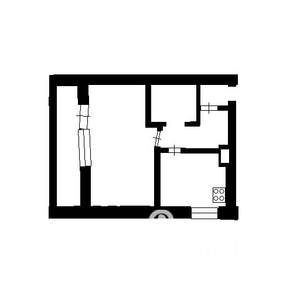 1-к квартира, вторичка, 32м2, 6/9 этаж