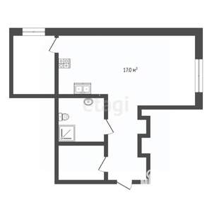 2-к квартира, вторичка, 41м2, 1/2 этаж