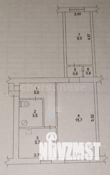 2-к квартира, вторичка, 41м2, 1/5 этаж