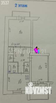 2-к квартира, вторичка, 51м2, 2/5 этаж