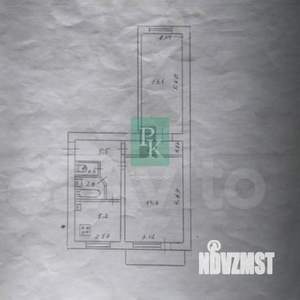 2-к квартира, вторичка, 46м2, 5/5 этаж