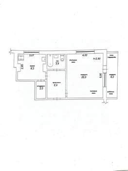 1-к квартира, вторичка, 46м2, 3/9 этаж