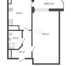 1-к квартира, вторичка, 35м2, 4/10 этаж