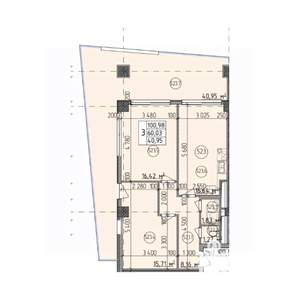 3-к квартира, строящийся дом, 101м2, 5/9 этаж