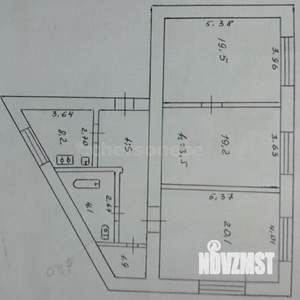 3-к квартира, вторичка, 86м2, 3/4 этаж