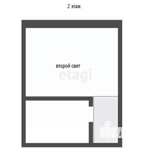 2-к квартира, вторичка, 55м2, 4/5 этаж