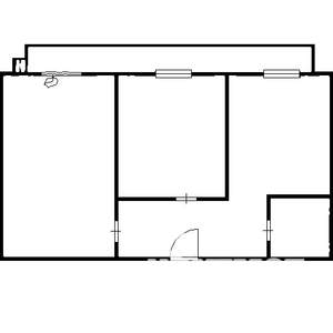 2-к квартира, вторичка, 48м2, 3/3 этаж
