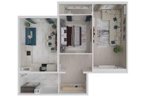 2-к квартира, вторичка, 63м2, 6/10 этаж