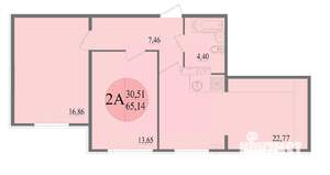 2-к квартира, вторичка, 65м2, 3/10 этаж