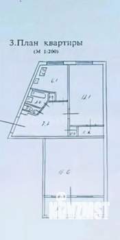 2-к квартира, вторичка, 52м2, 3/5 этаж