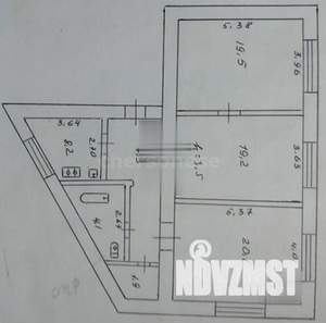 3-к квартира, вторичка, 86м2, 3/4 этаж