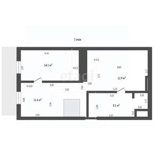 4-к квартира, вторичка, 120м2, 1/6 этаж