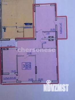 3-к квартира, вторичка, 83м2, 7/7 этаж