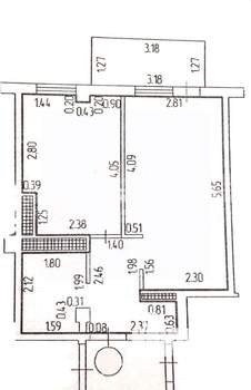 1-к квартира, вторичка, 38м2, 5/5 этаж