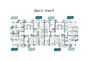 2-к квартира, вторичка, 55м2, 9/9 этаж