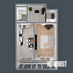 1-к квартира, вторичка, 48м2, 10/10 этаж