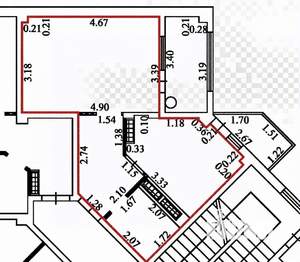 1-к квартира, вторичка, 36м2, 8/8 этаж