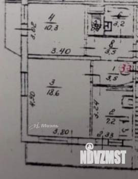 2-к квартира, вторичка, 57м2, 9/12 этаж