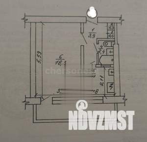 1-к квартира, вторичка, 36м2, 5/5 этаж