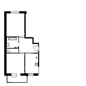 2-к квартира, вторичка, 68м2, 1/10 этаж