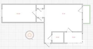2-к квартира, вторичка, 44м2, 2/5 этаж