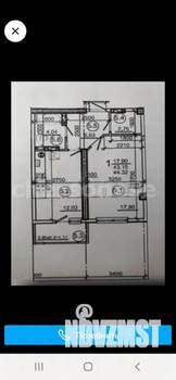 1-к квартира, вторичка, 43м2, 4/8 этаж