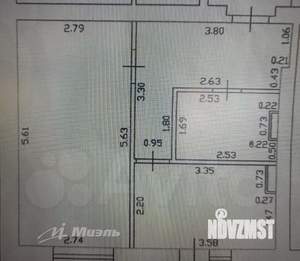 1-к квартира, вторичка, 35м2, 4/6 этаж