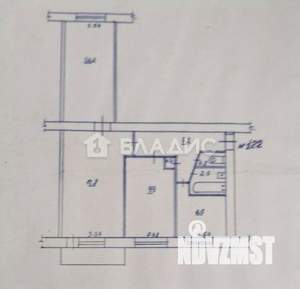 3-к квартира, вторичка, 59м2, 4/5 этаж