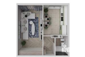 1-к квартира, вторичка, 37м2, 3/10 этаж