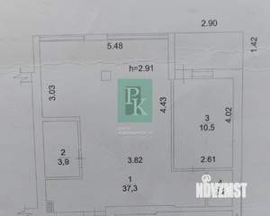 2-к квартира, вторичка, 55м2, 3/5 этаж