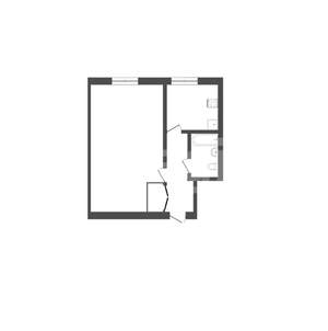 1-к квартира, вторичка, 30м2, 1/5 этаж