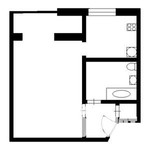 1-к квартира, вторичка, 33м2, 5/5 этаж