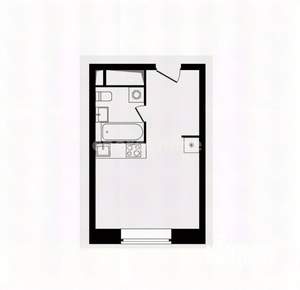 Студия квартира, вторичка, 28м2, 7/9 этаж