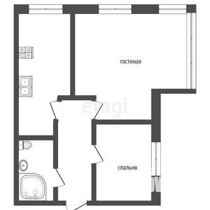 2-к квартира, вторичка, 82м2, 2/5 этаж
