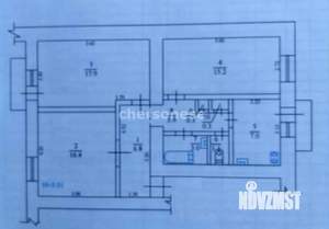 3-к квартира, вторичка, 73м2, 3/3 этаж