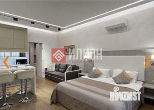 Студия квартира, вторичка, 44м2, 8/10 этаж