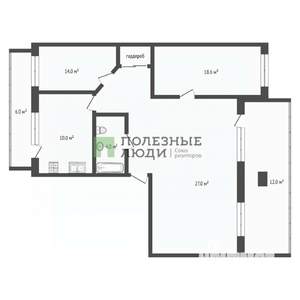 3-к квартира, вторичка, 85м2, 4/5 этаж