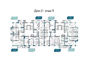 2-к квартира, вторичка, 77м2, 9/9 этаж